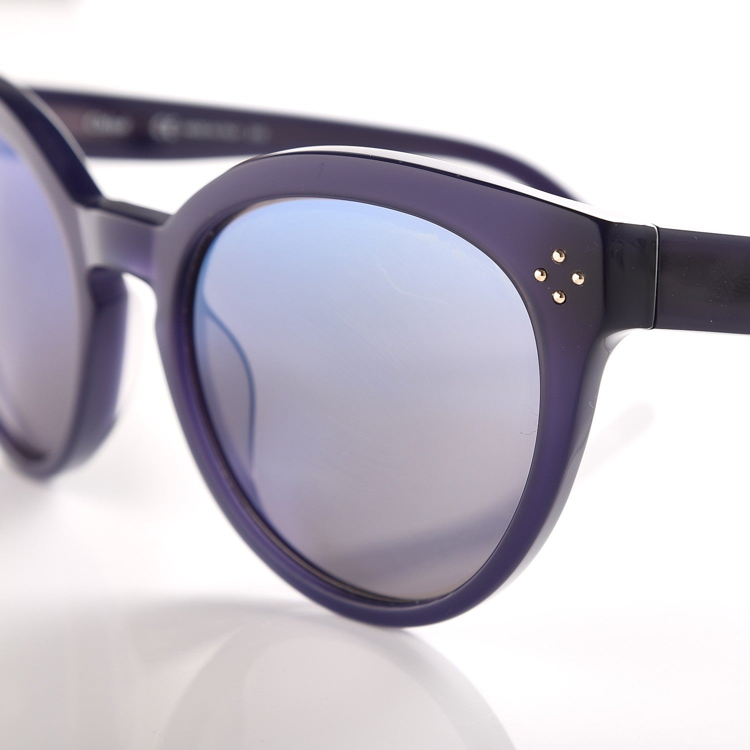 Chloe Round Sunglasses CE691S Purple 7 of 9