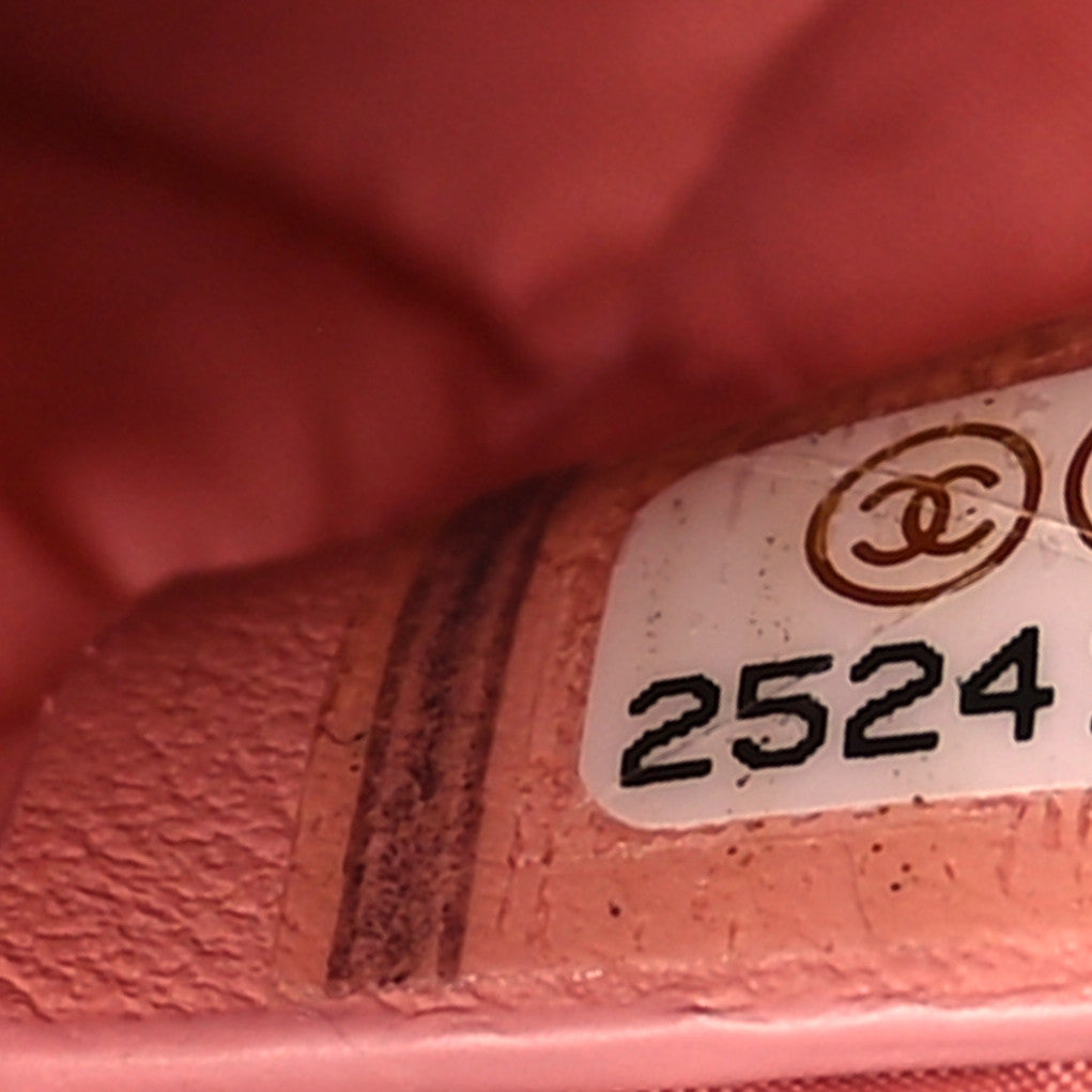 Chanel Canvas Medium Deauville Pouch Pink 7 of 10