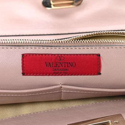 Valentino Garavani Vitello Medium Rockstud All Over Tote Poudre 6 of 12