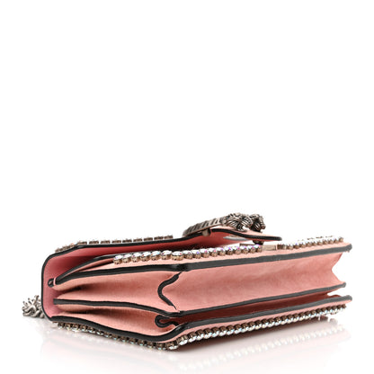 Gucci Suede Crystal Small Dionysus Shoulder Bag Peonia 4 of 14
