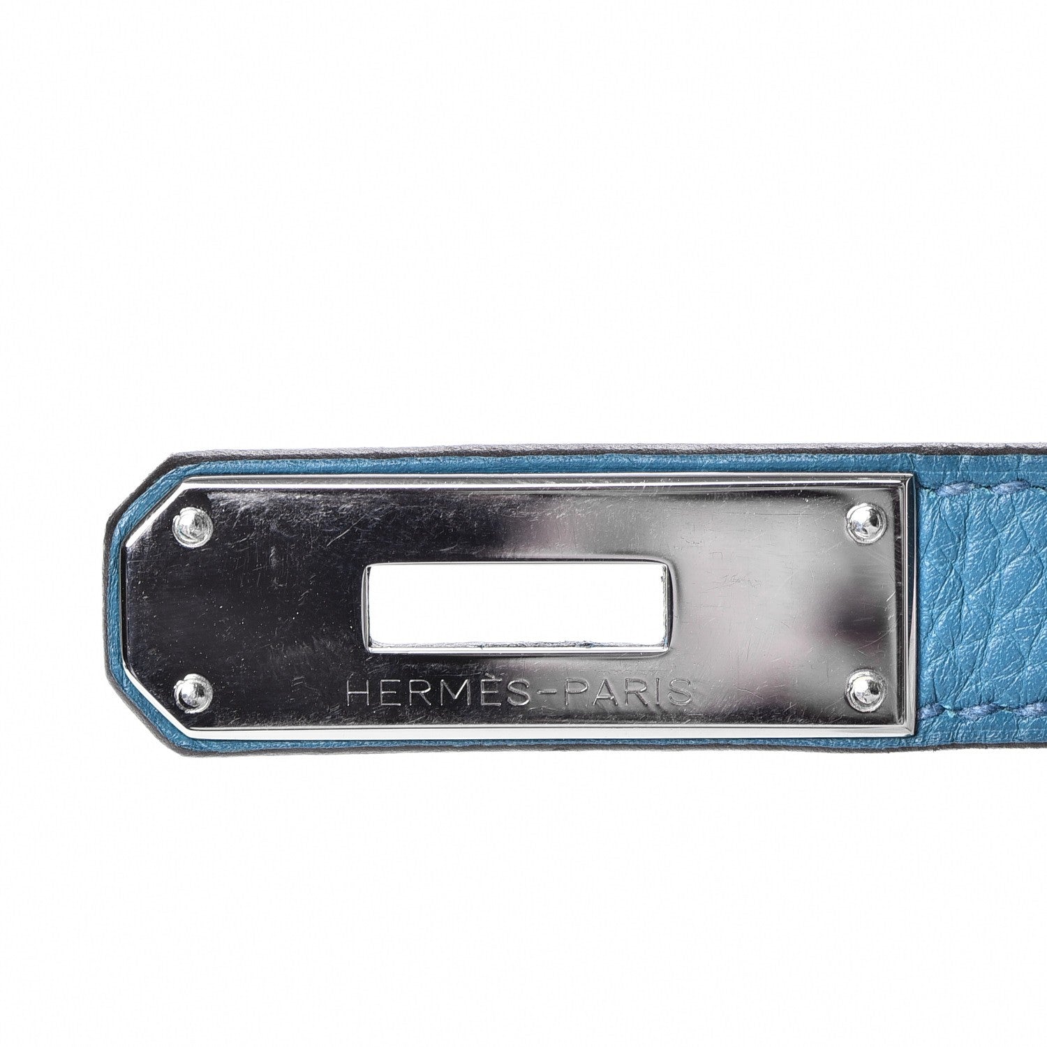 Hermes Taurillon Clemence Birkin 35 Bleu Izmir 19 of 42