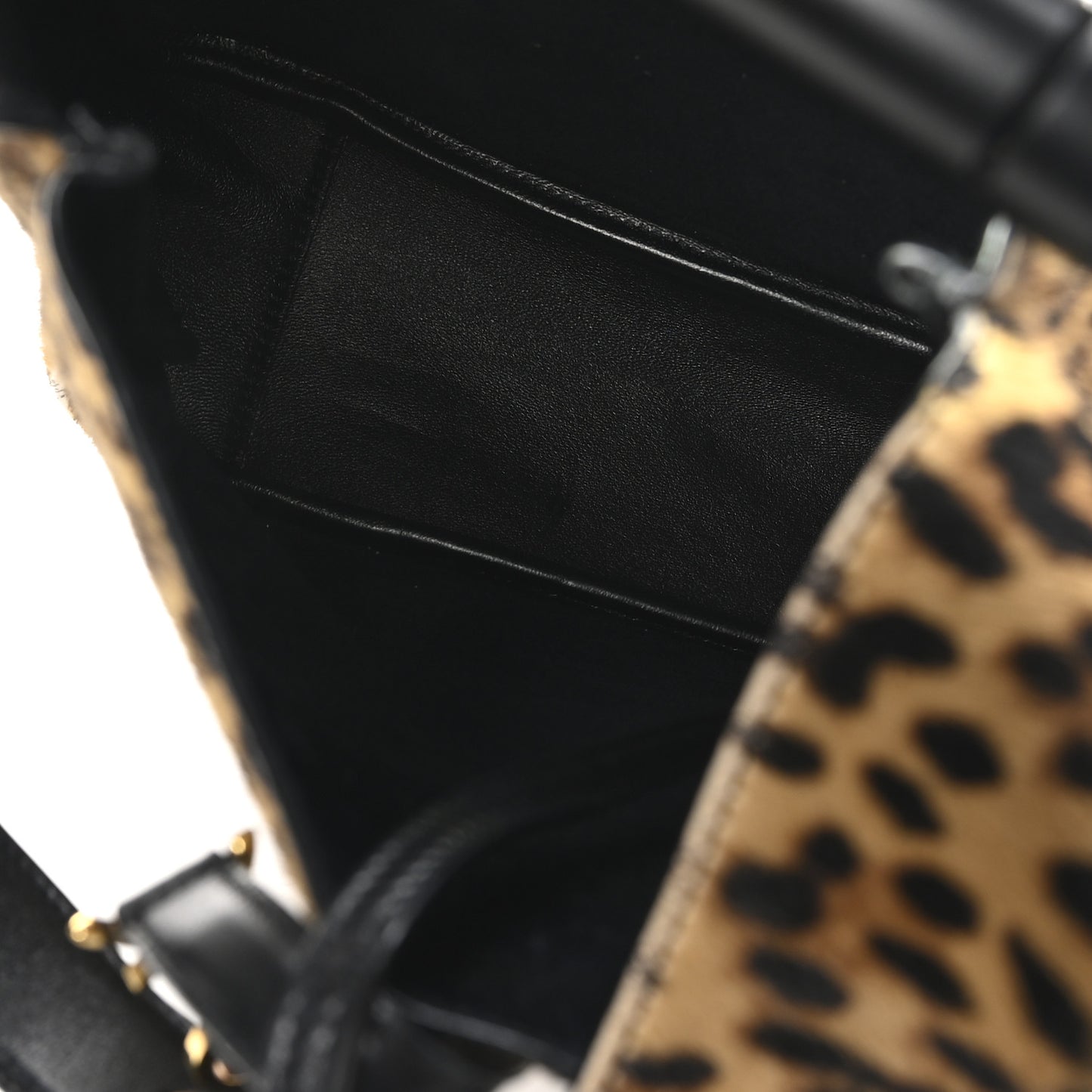 Pony Hair Calfskin Leopard Print Small Le 5 A 7 Soft Hobo