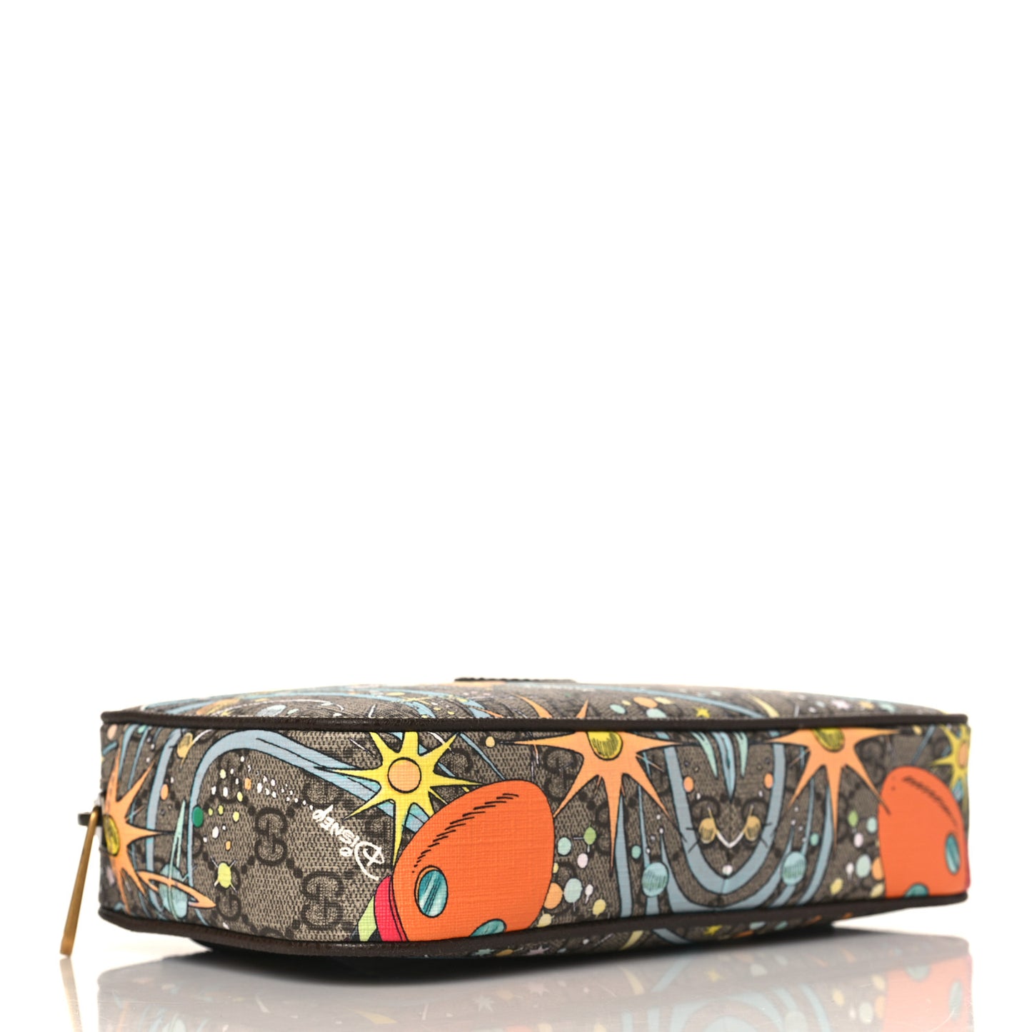 X DISNEY GG Supreme Monogram Donald Duck Small Interlocking G Belt Bag 90 36 Beige Multicolor New Acero