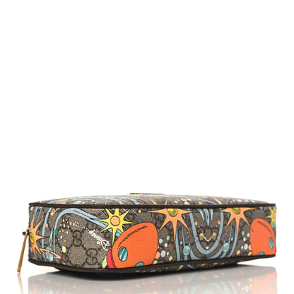 Gucci X DISNEY GG Supreme Monogram Donald Duck Small Interlocking G Belt Bag 90 36 Beige Multicolor New Acero 4 of 9