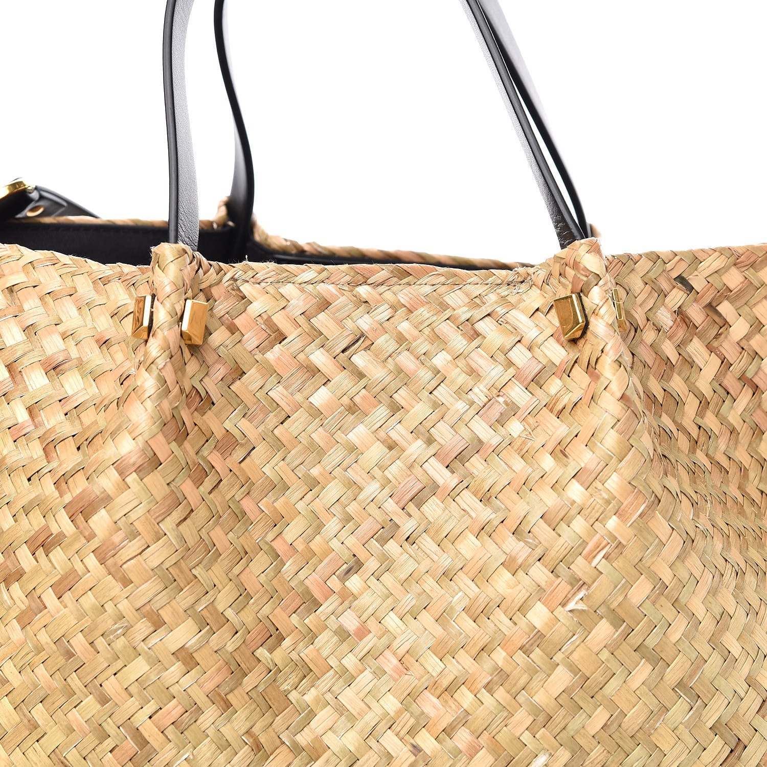 Valentino Garavani Raffia Medium Vlogo Escape Shopper Natural Black Rouge 11 of 11