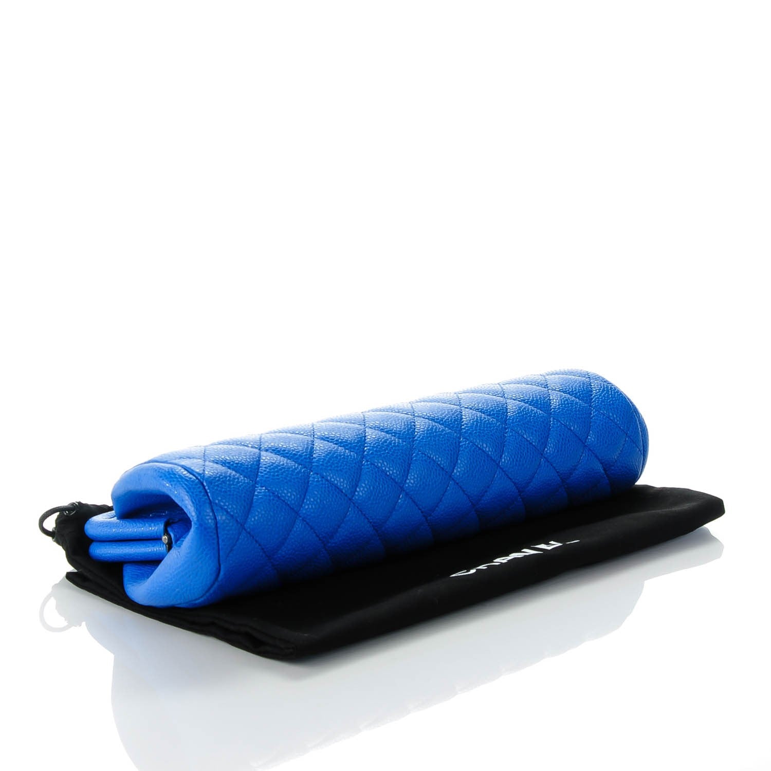 Chanel Caviar Quilted Timeless Clutch Blue 4 of 7