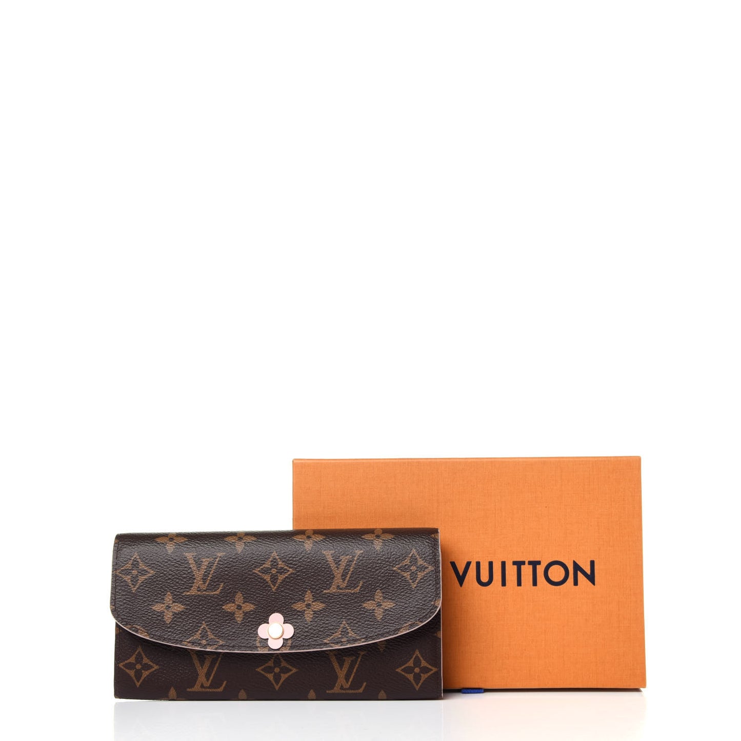 Monogram Bloom Flower Emilie Wallet Fuchsia