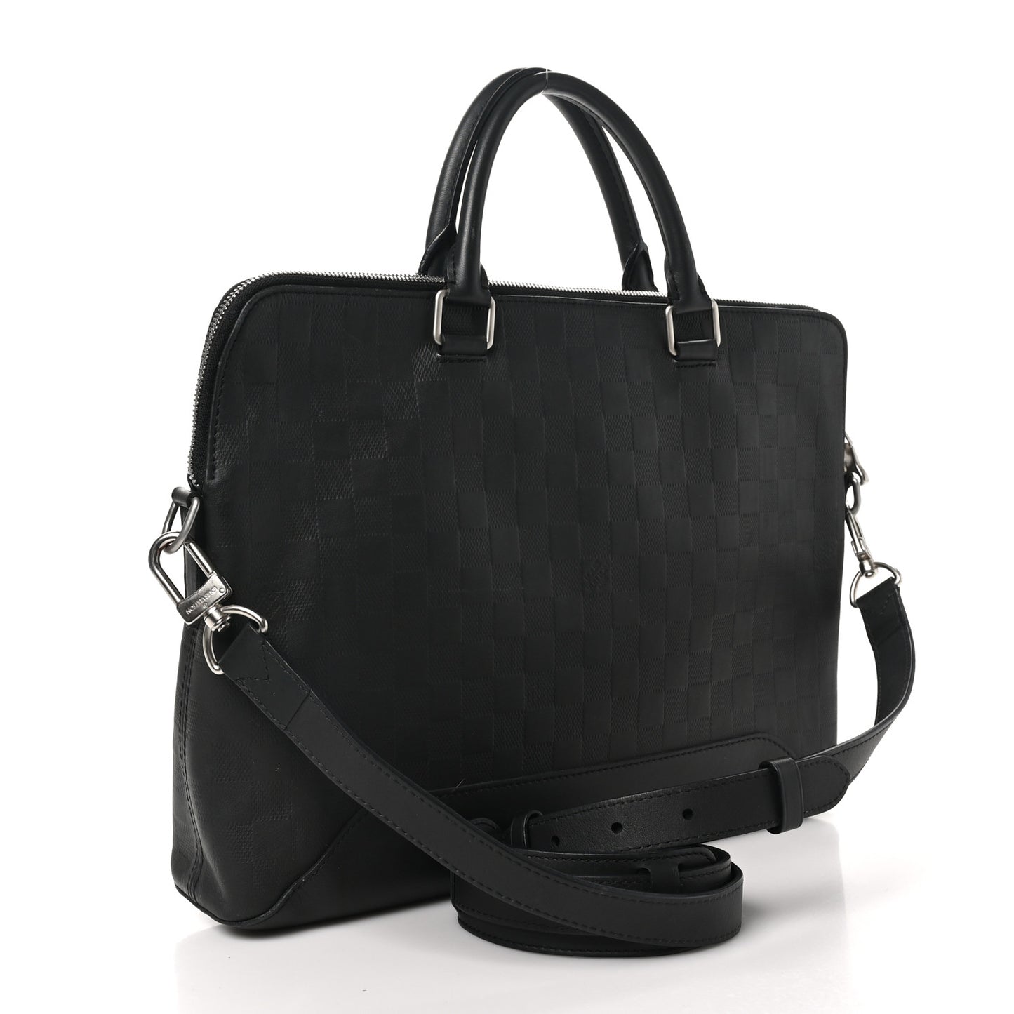 Damier Infini Porte-Documents Jour Onyx