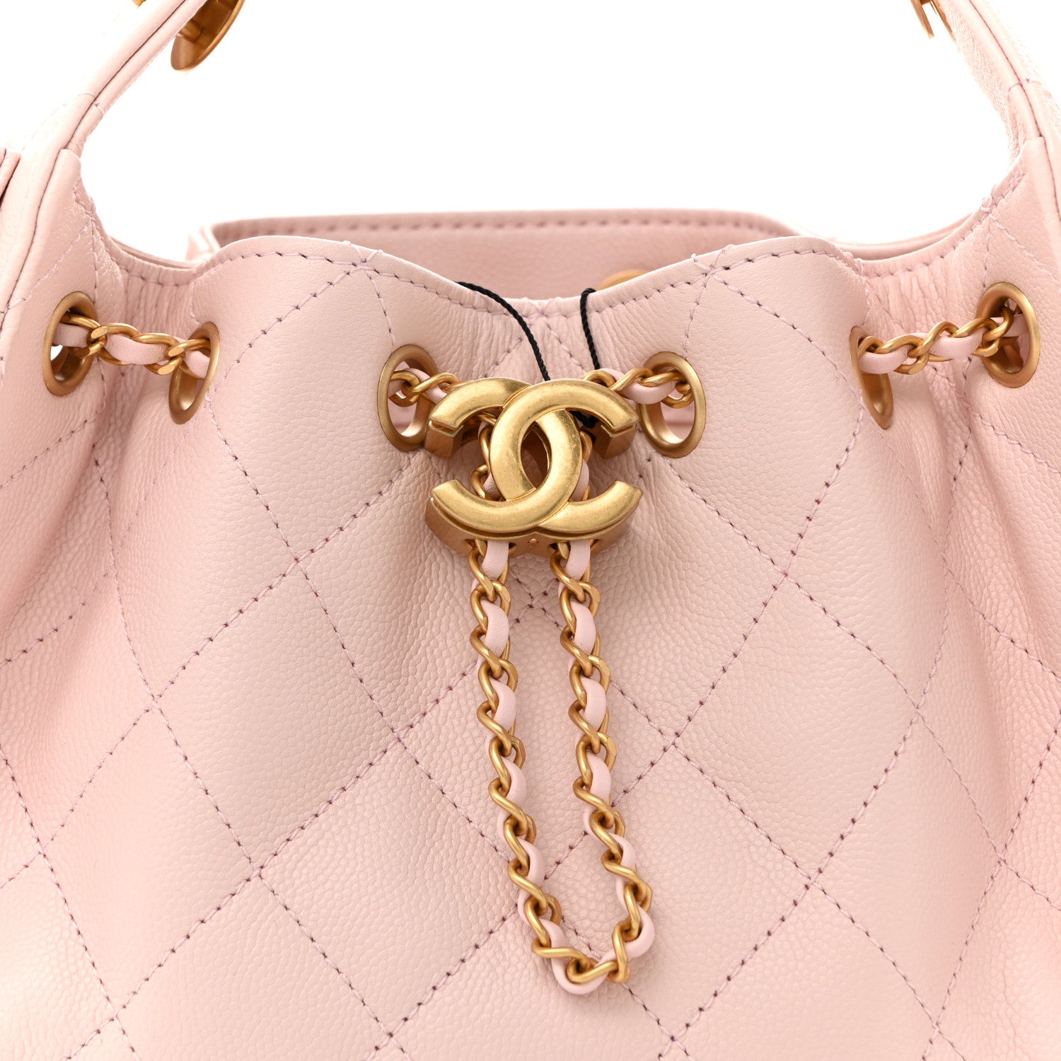 Chanel Caviar Quilted Mini Chanel 25 Handbag Light Pink 8 of 11