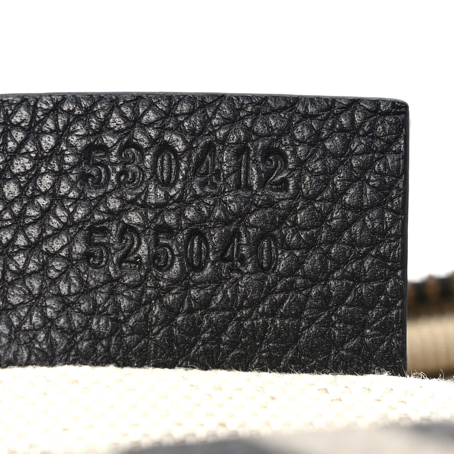 Grained Calfskin Logo Belt Bag Black
