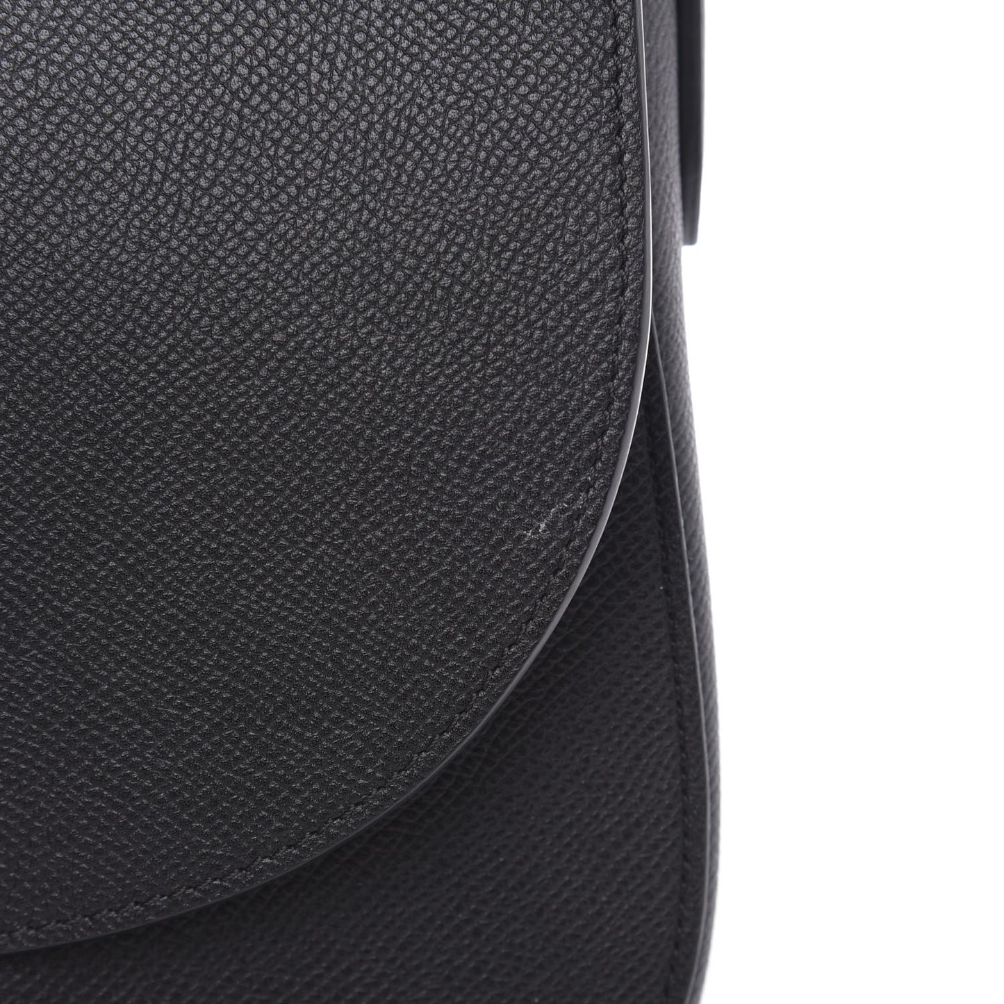 Grained Calfskin Small Trotteur Black