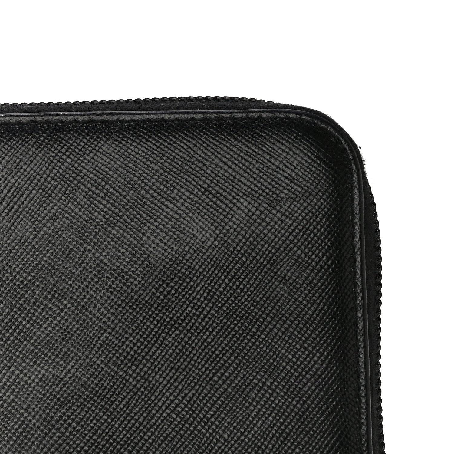 Prada Tessuto Nylon Zip Around Wallet Black 7 of 13