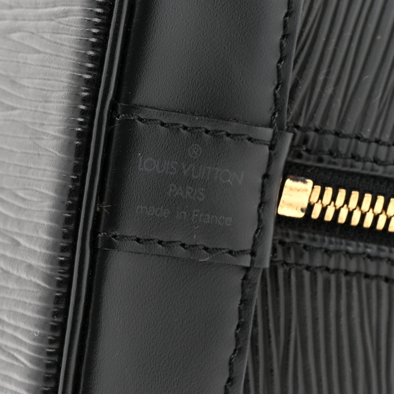 Louis Vuitton Epi Alma PM Black 6 of 11