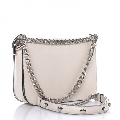 Prada Glace Calfskin Arcade Crossbody Bag Talco 3 of 8