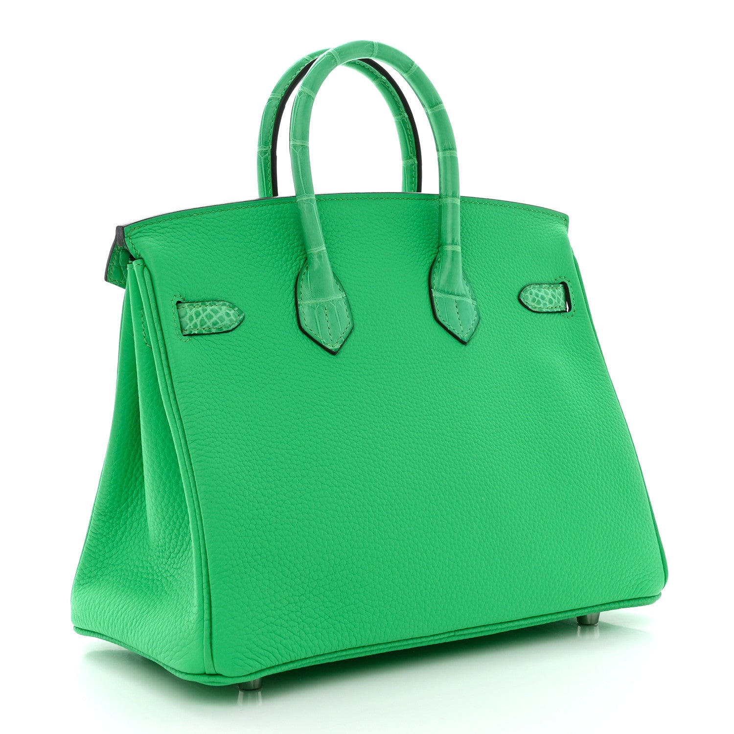 Hermes Togo Matte Alligator Birkin Touch 25 Vert Comics 3 of 11