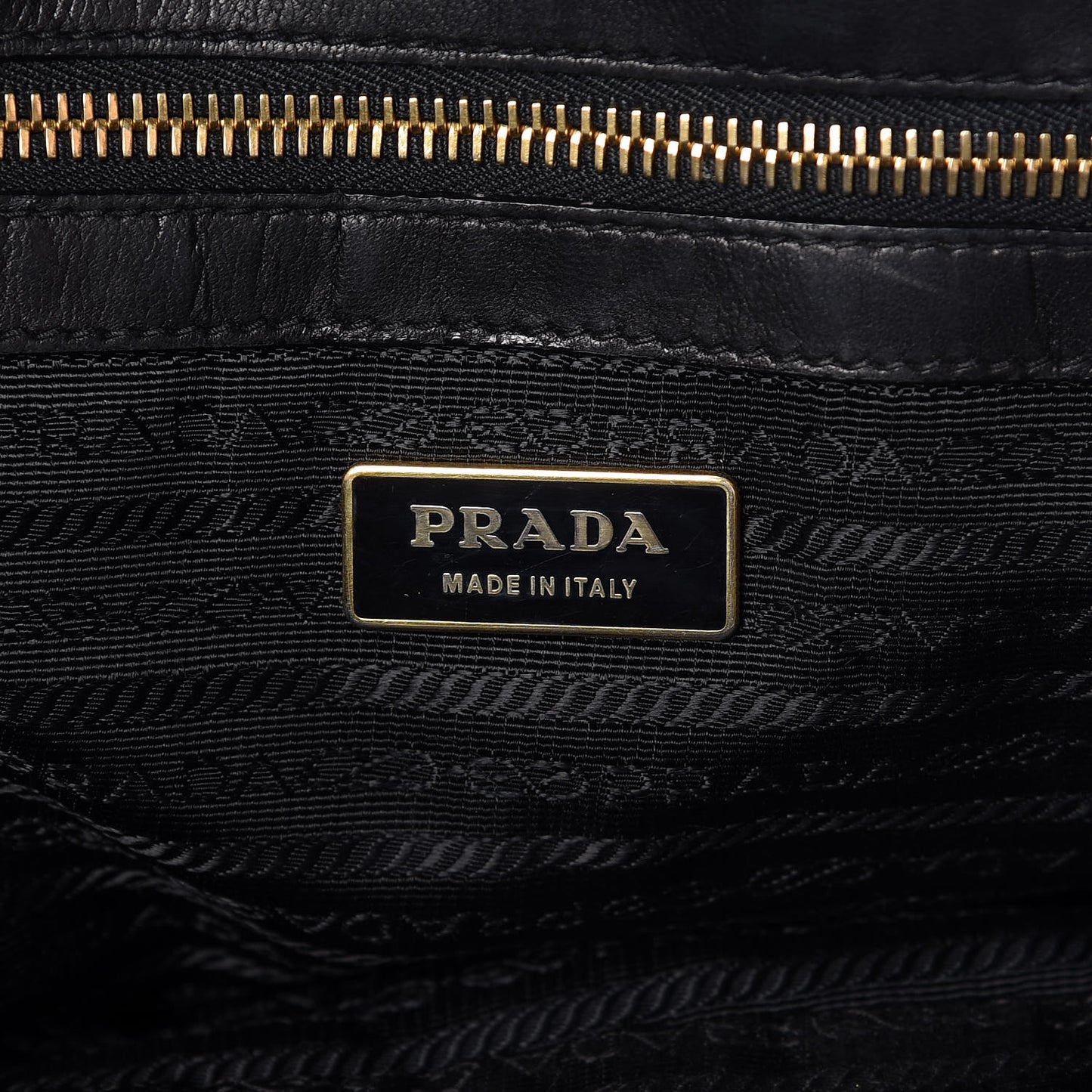Nappa Gaufre Dome Satchel Black