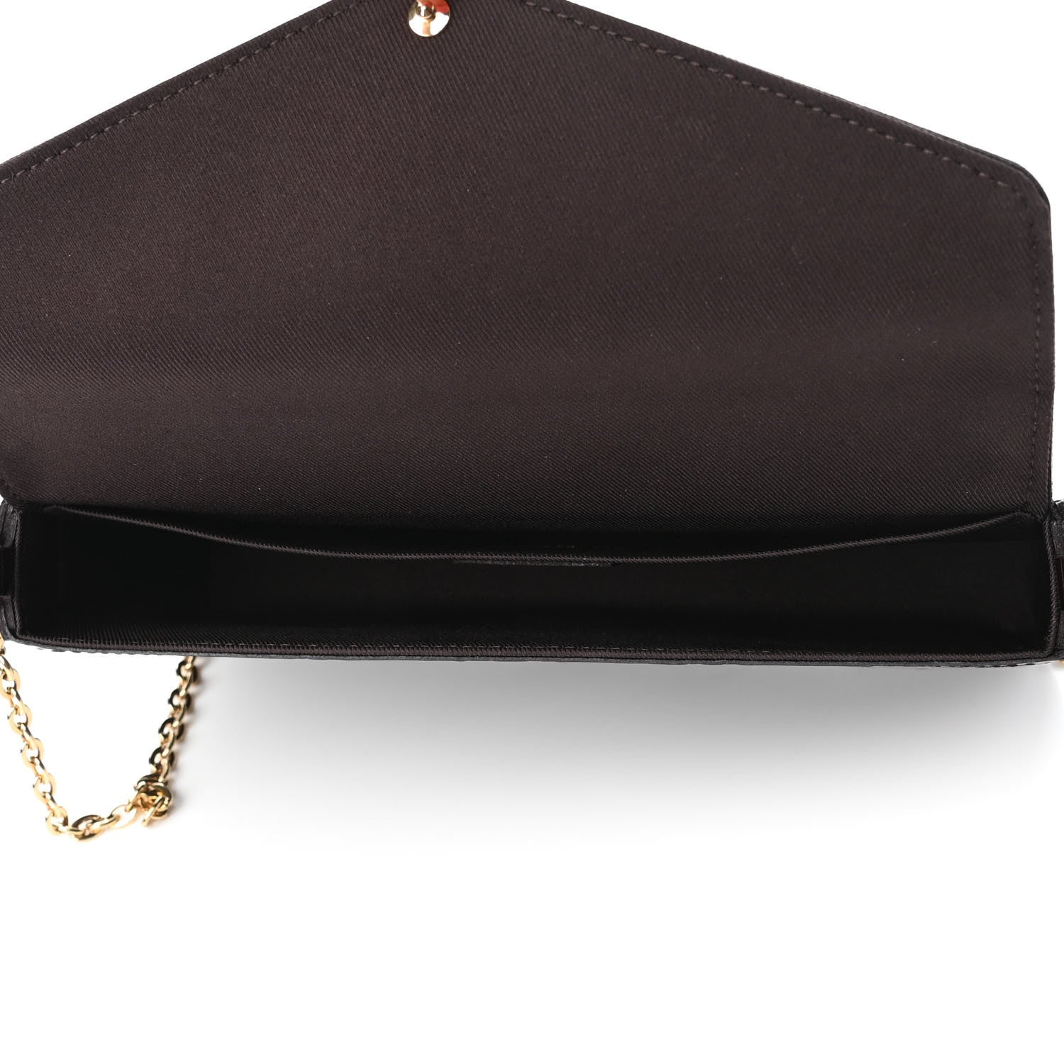 Louis Vuitton Vernis Pochette Felicie Chain Wallet Amarante 4 of 4