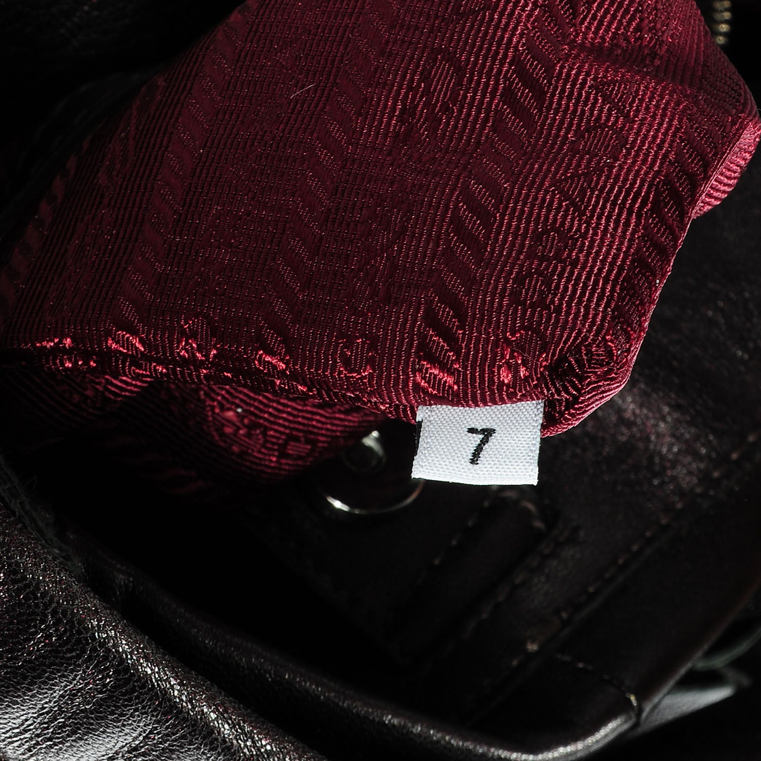 Prada Nappa Mordore Leather Ruffle Bag Ribes 8 of 9