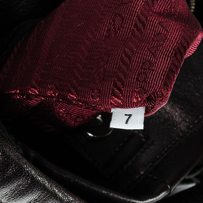 Prada Nappa Mordore Leather Ruffle Bag Ribes 8 of 9