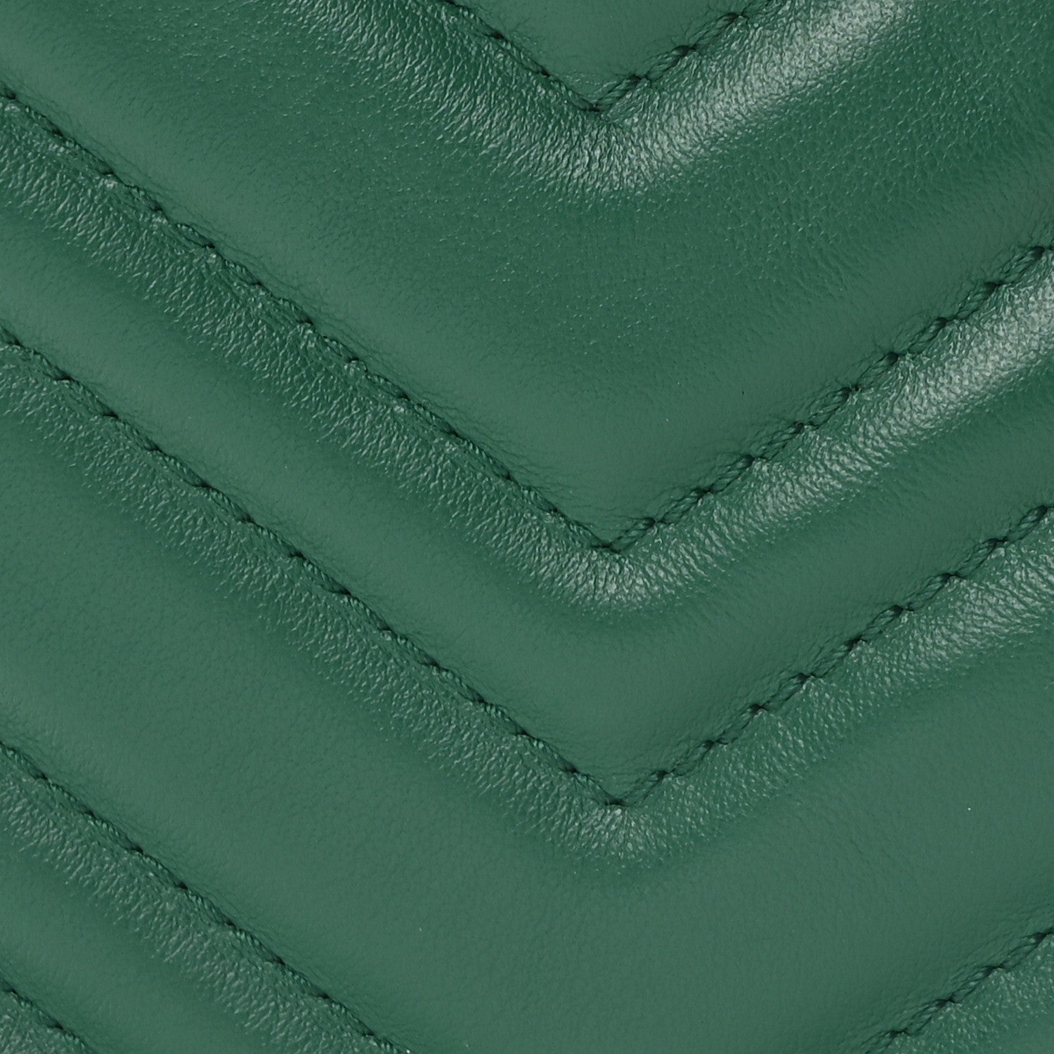 Gucci Calfskin Matelasse Small GG Marmont Chain Shoulder Bag Emerald Green 8 of 10