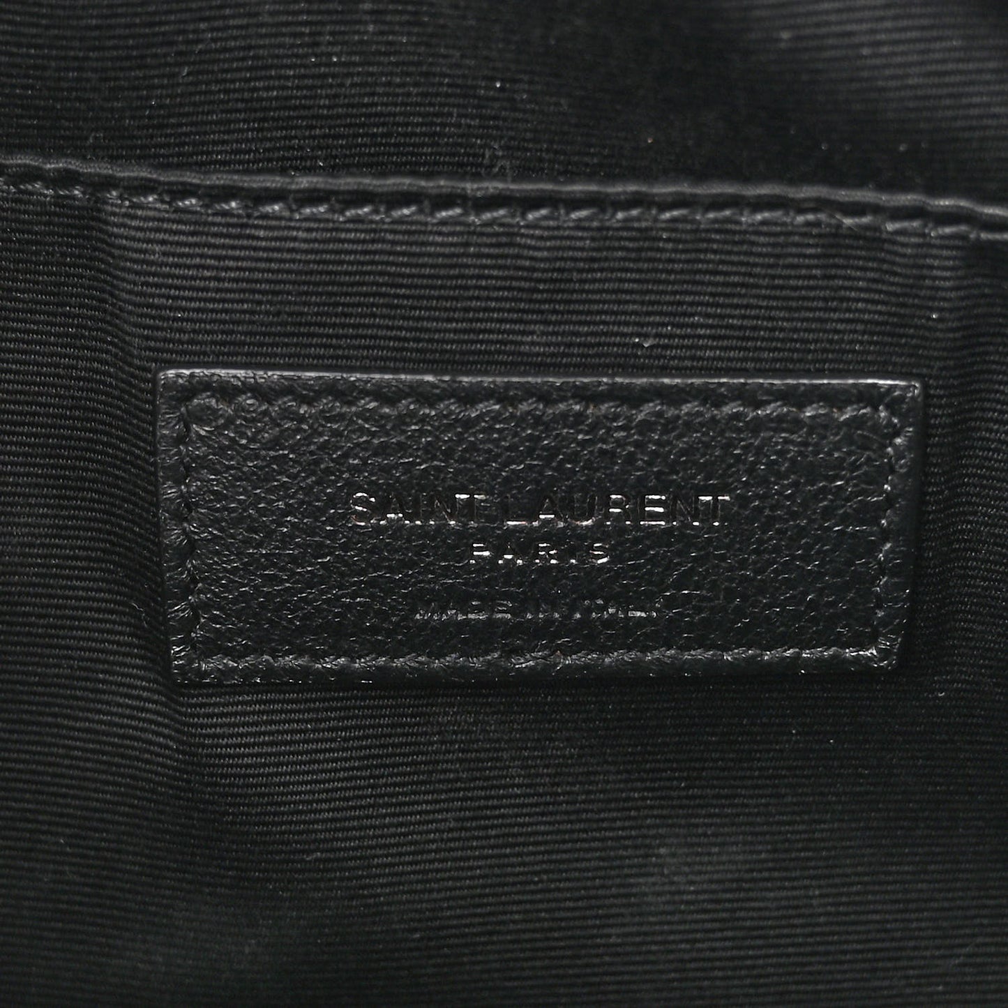 Calfskin Matelasse Monogram Monochrome Lou Camera Bag Black