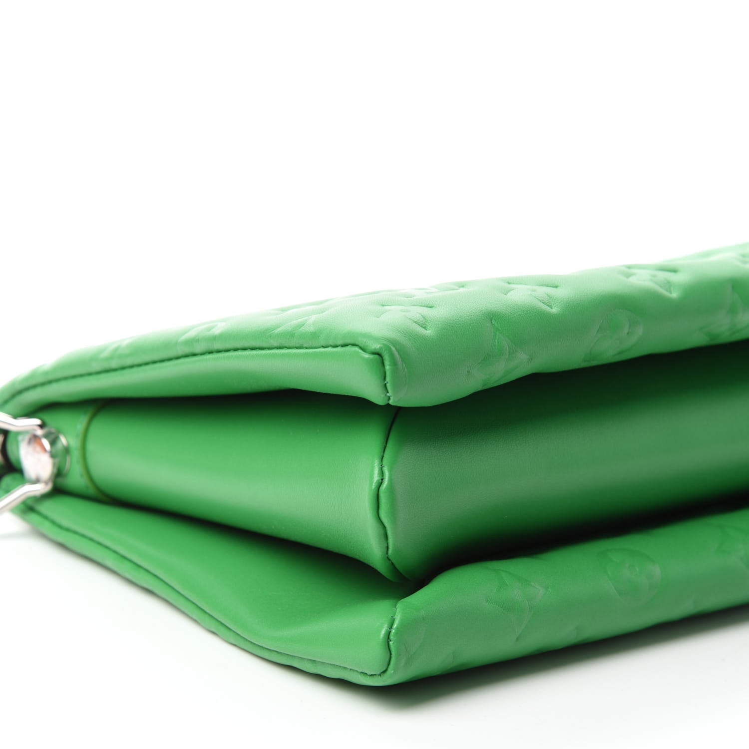 Louis Vuitton Lambskin Embossed Monogram Coussin PM LV Motion Green 6 of 9