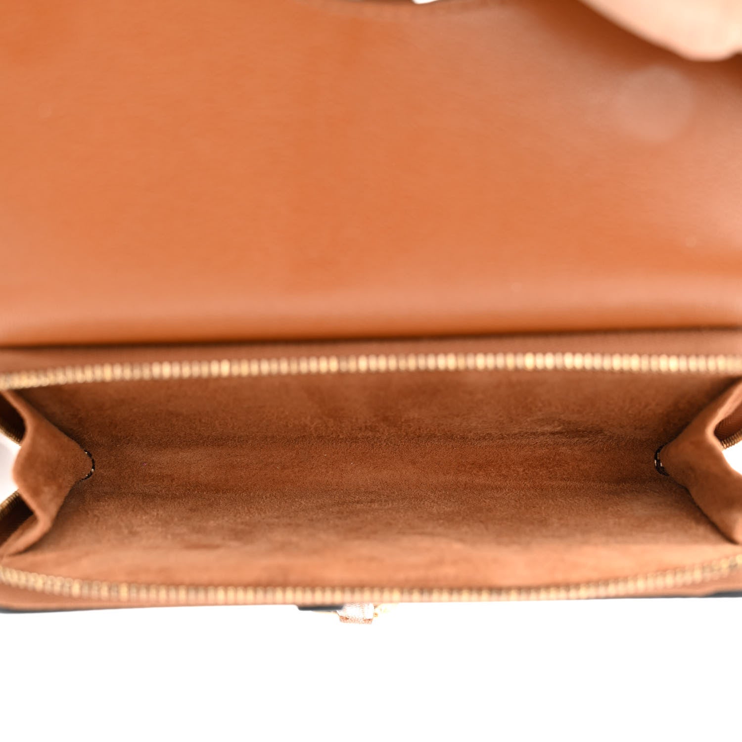 Christian Dior Goatskin Double Saddle Pouch Tan 6 of 14