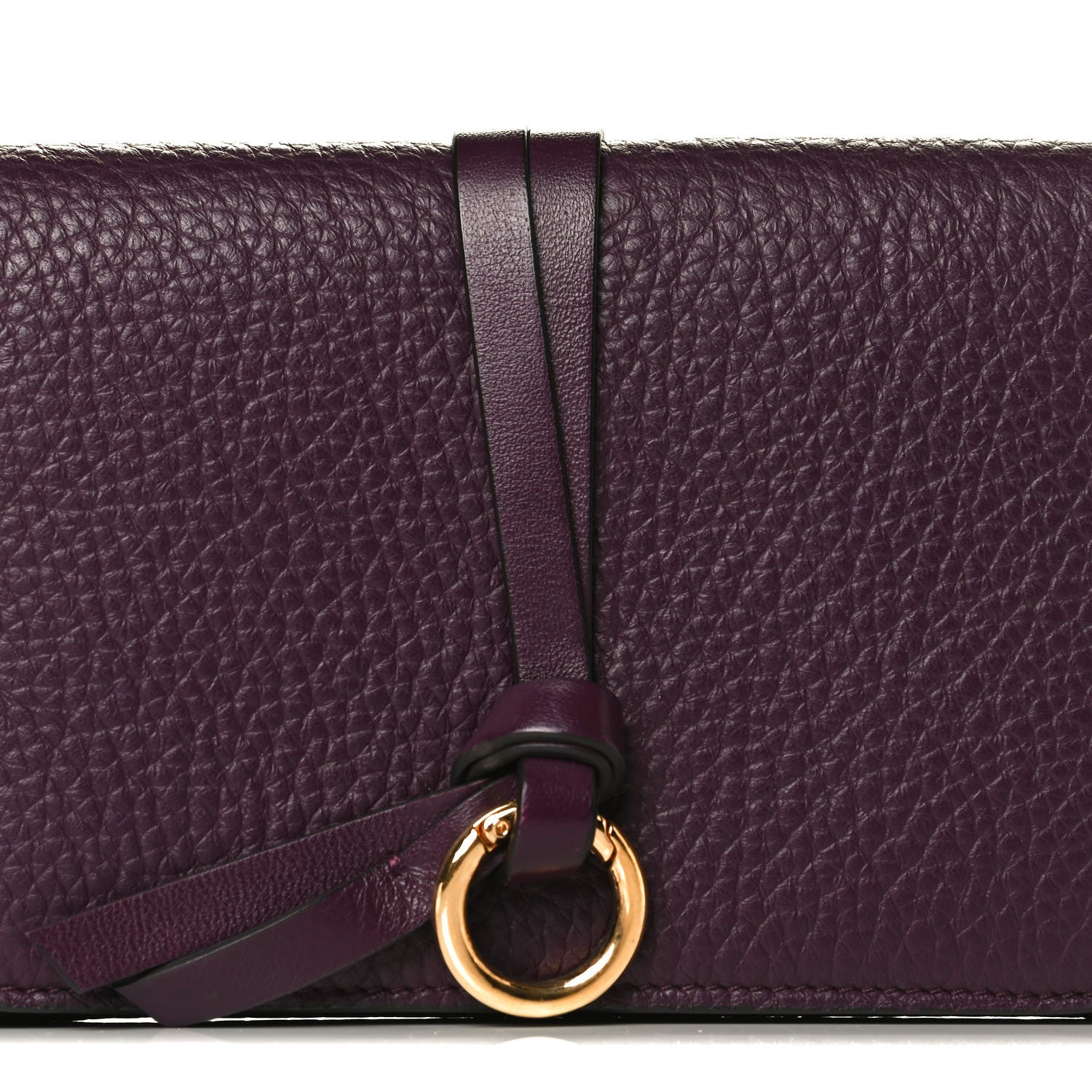 Chloe Calfskin Alphabet Compact Wallet Purple 8 of 12