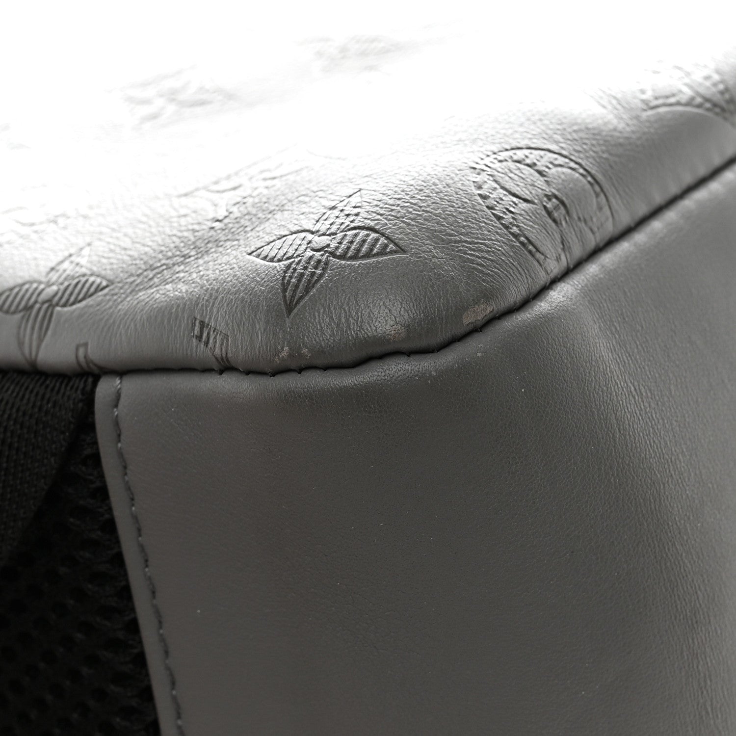 Louis Vuitton Calfskin Monogram Racer Backpack Grey 11 of 12