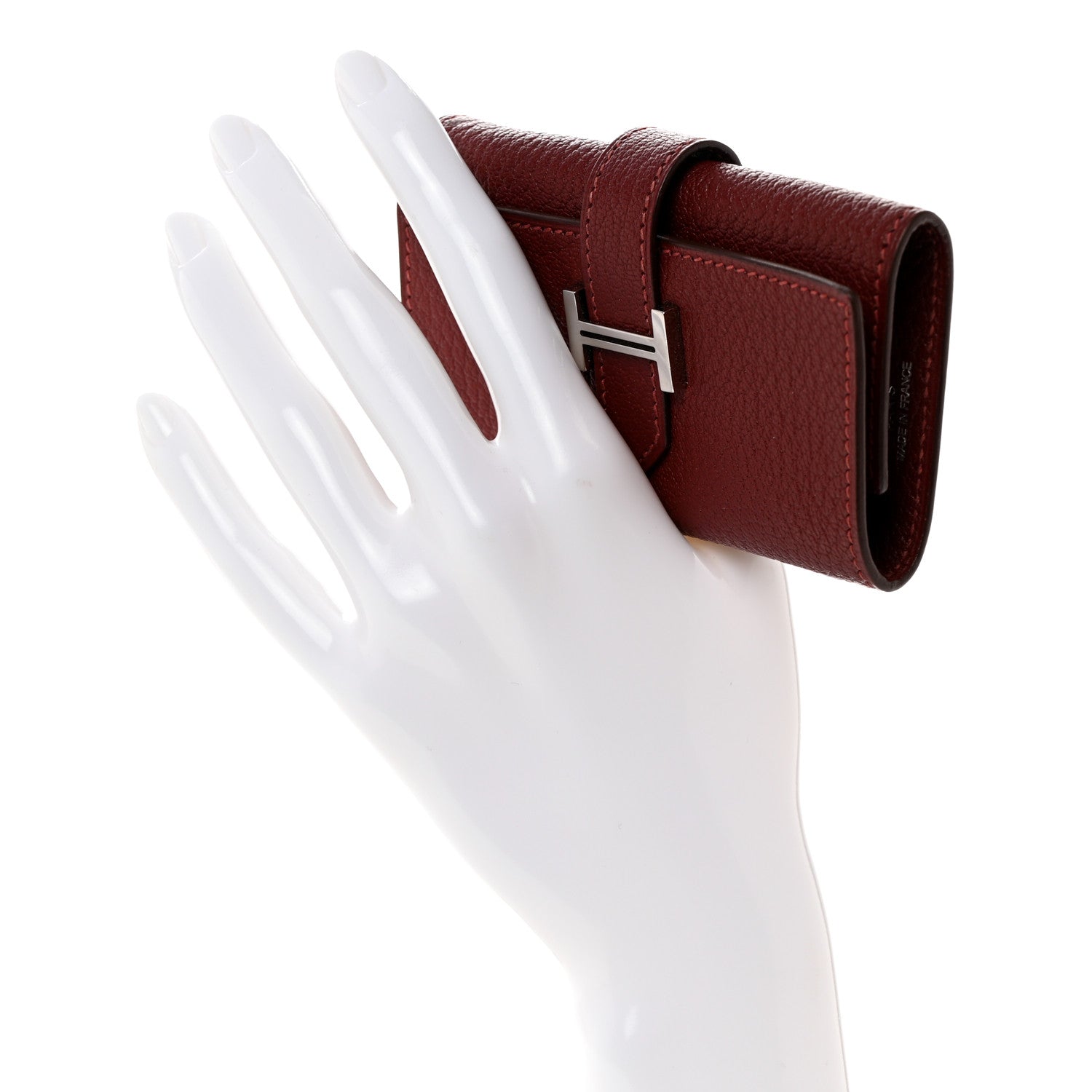 Hermes Chevre Mysore Bearn Multicles 6 Key Holder Rouge H 2 of 6