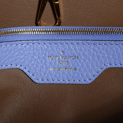 Louis Vuitton Taurillon Capucines MM Lilac 7 of 8