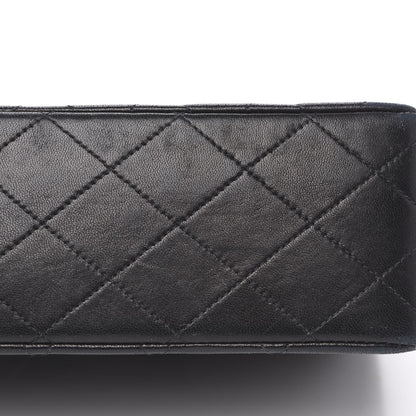 Chanel Lambskin Quilted Medium Double Flap Black 11 of 17