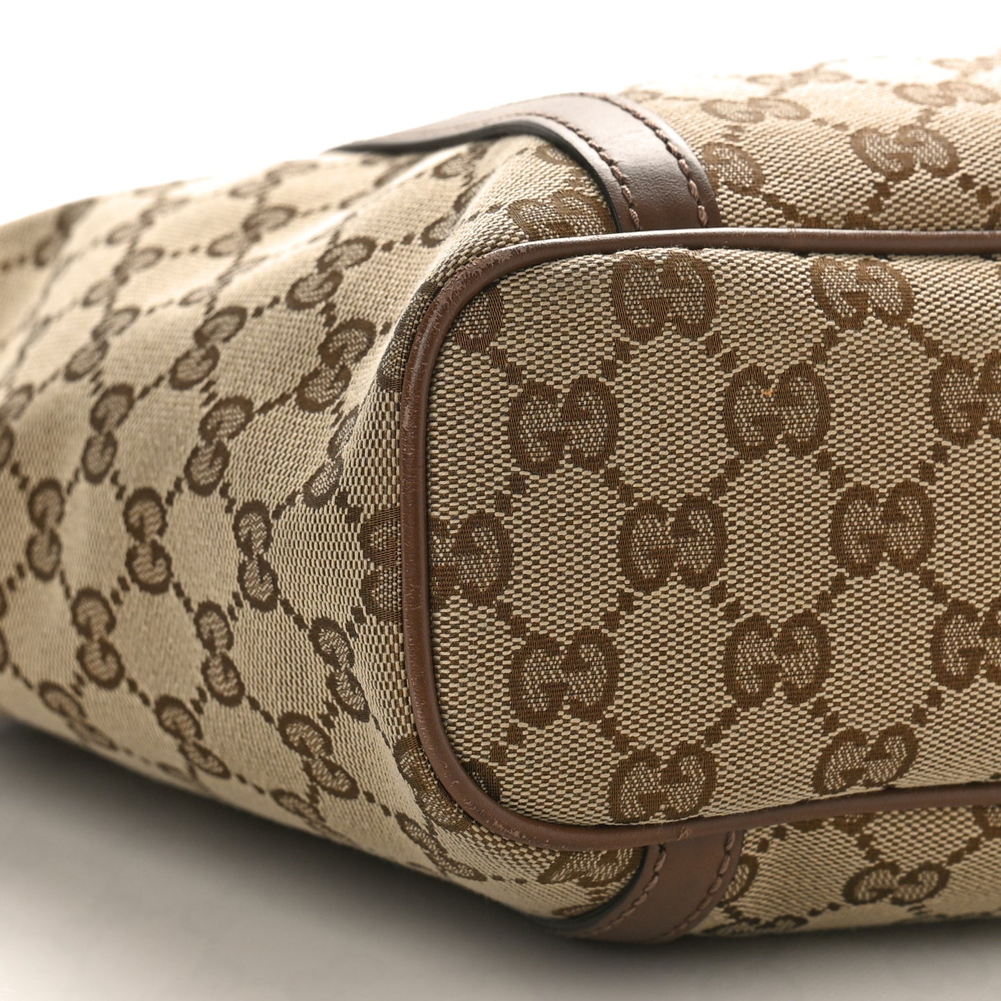 GG Supreme Monogram Medium Joy Tote Brown