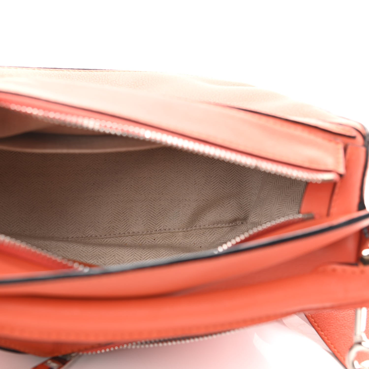 Loewe Calfskin Small Puzzle Bag Coral 8 of 19