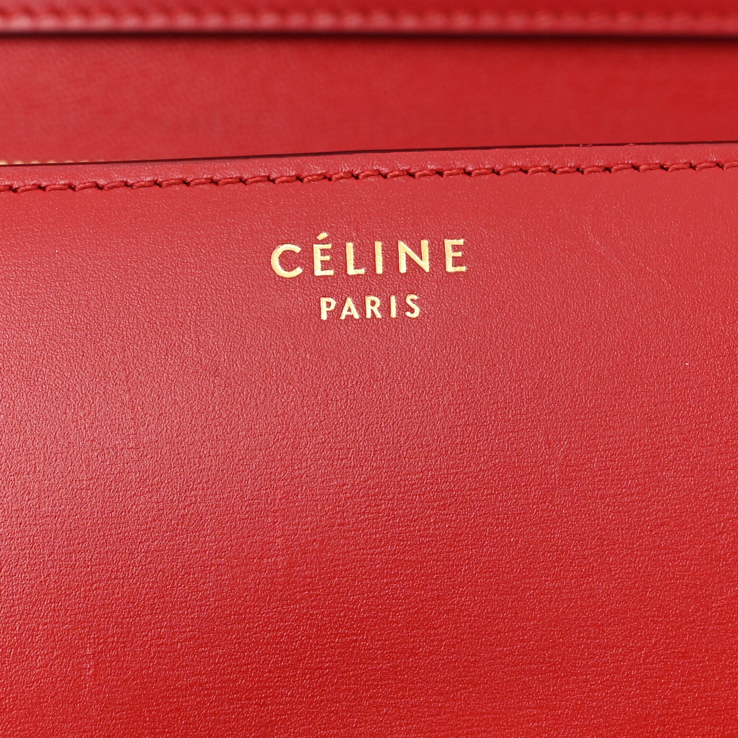 Box Calfskin Medium Classic Box Flap Bag Red