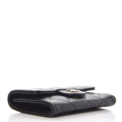 Chanel Caviar Quilted Flap Card Holder Black 4 of 7