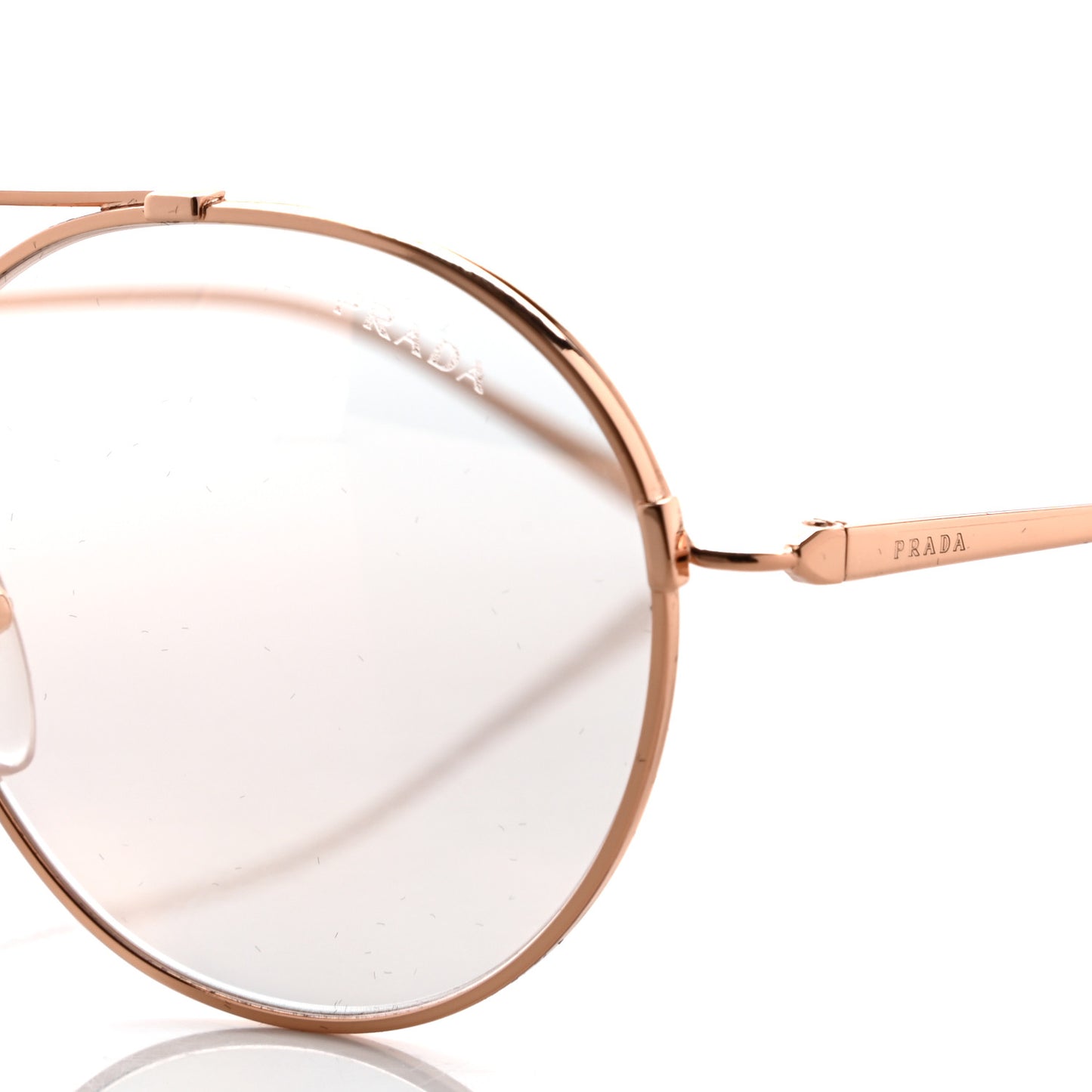 Round Sunglasses SPR 56U Rose Gold
