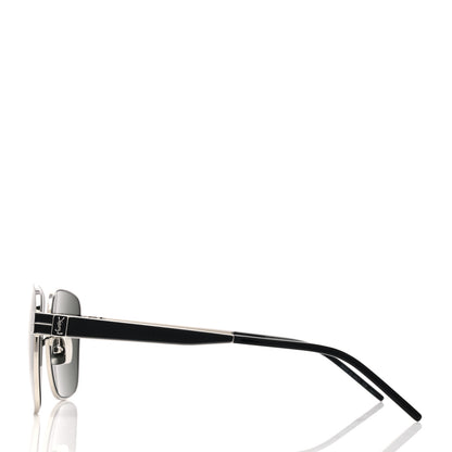 Saint Laurent Metal Sunglasses SL M55 Black 3 of 7
