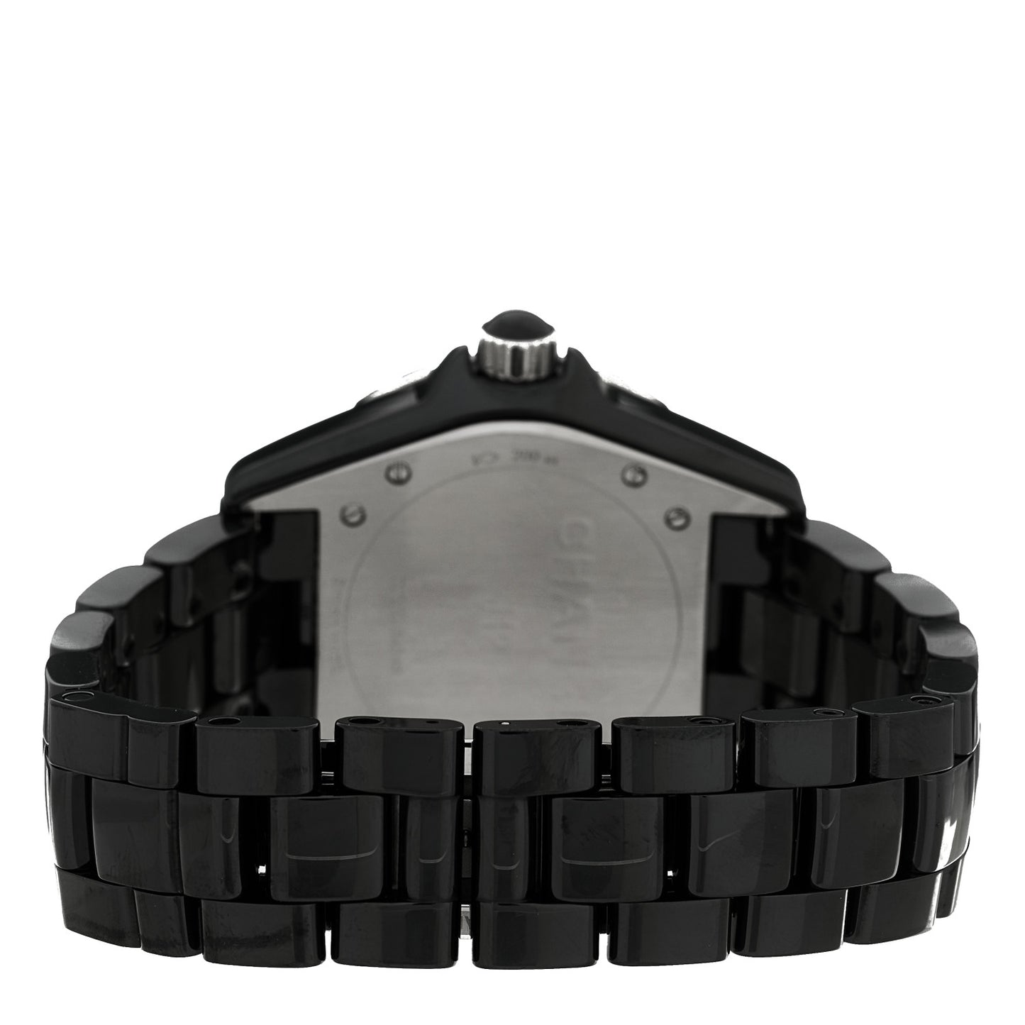 Stainless Steel Ceramic 38mm J12 Phantom Automatic Watch Black