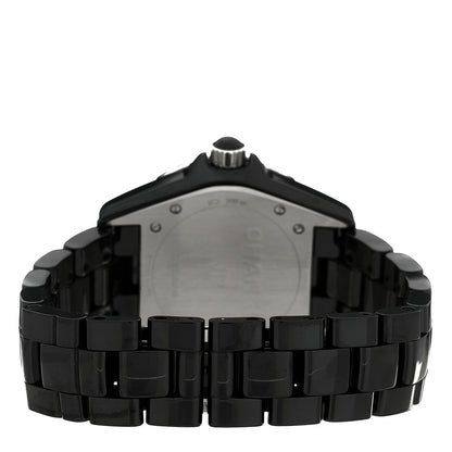Chanel Stainless Steel Ceramic 38mm J12 Phantom Automatic Watch Black 3 of 4