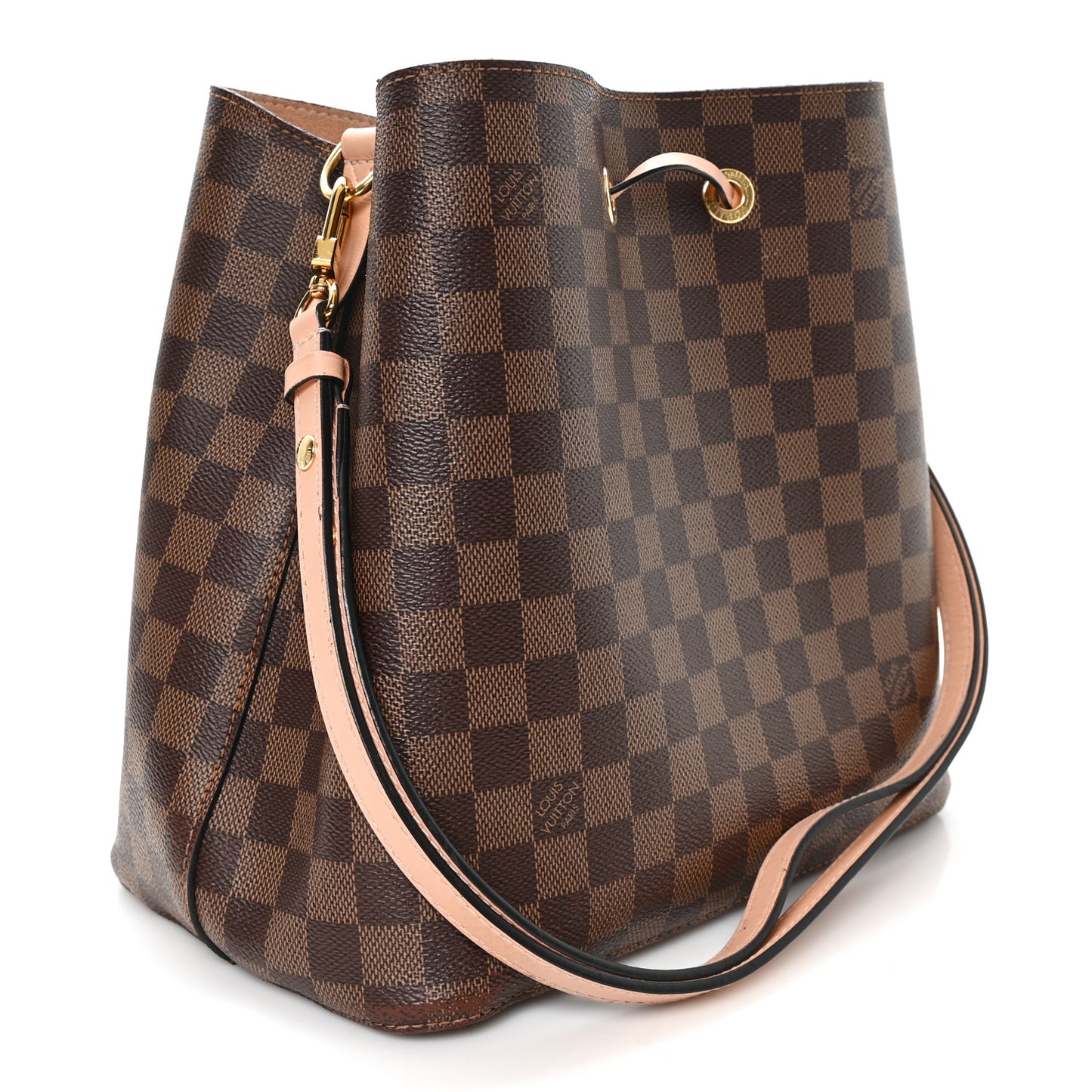Damier Ebene Neonoe MM Venus Pink