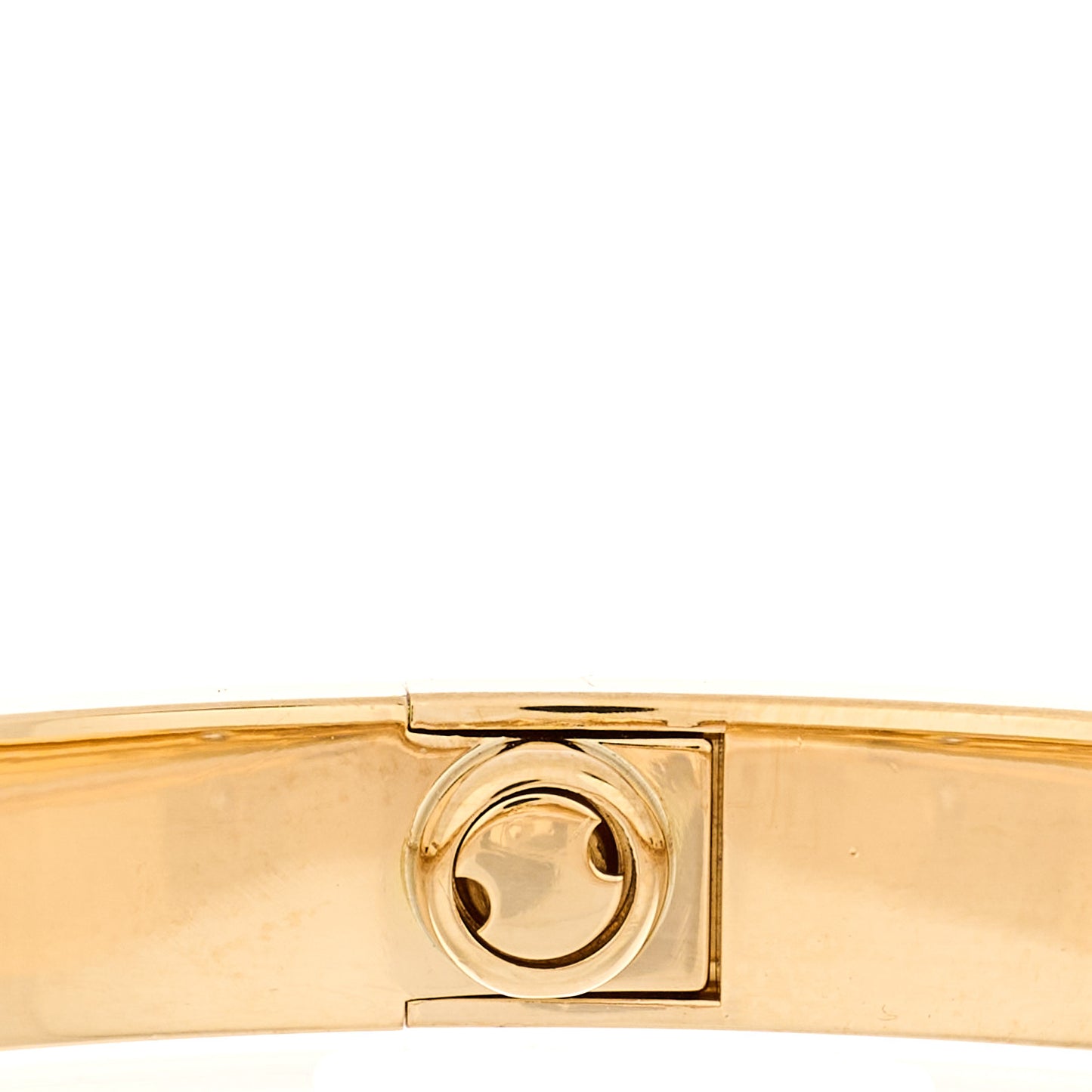 18K Yellow Gold 4 Diamond LOVE Bracelet 17