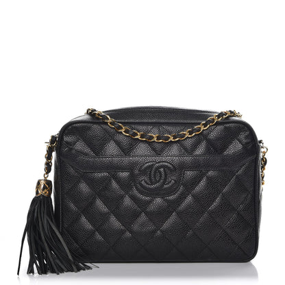 Chanel Caviar Quilted Camera Case Black 1 of 8
