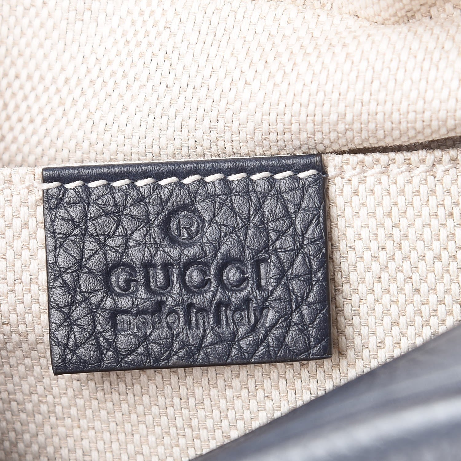 Gucci Pebbled Calfskin Small Soho Disco Bag Blue 6 of 8