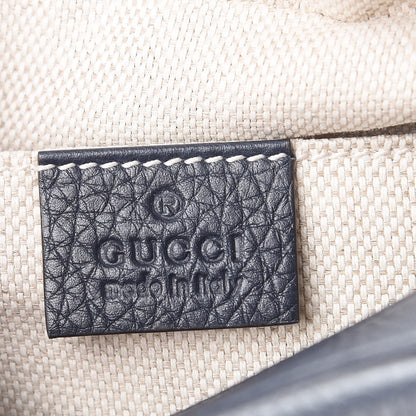 Gucci Pebbled Calfskin Small Soho Disco Bag Blue 6 of 8