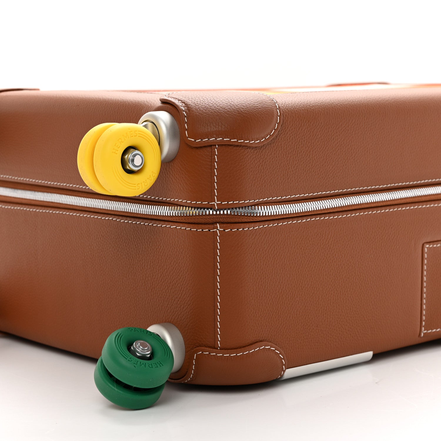 Hermes Canvas Taurillon Regate RMS Rolling Trolley Luggage Multicolor 7 of 14