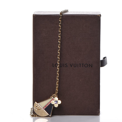 Louis Vuitton Resin Crystal Float Your Boat Pendant Necklace 7 of 7