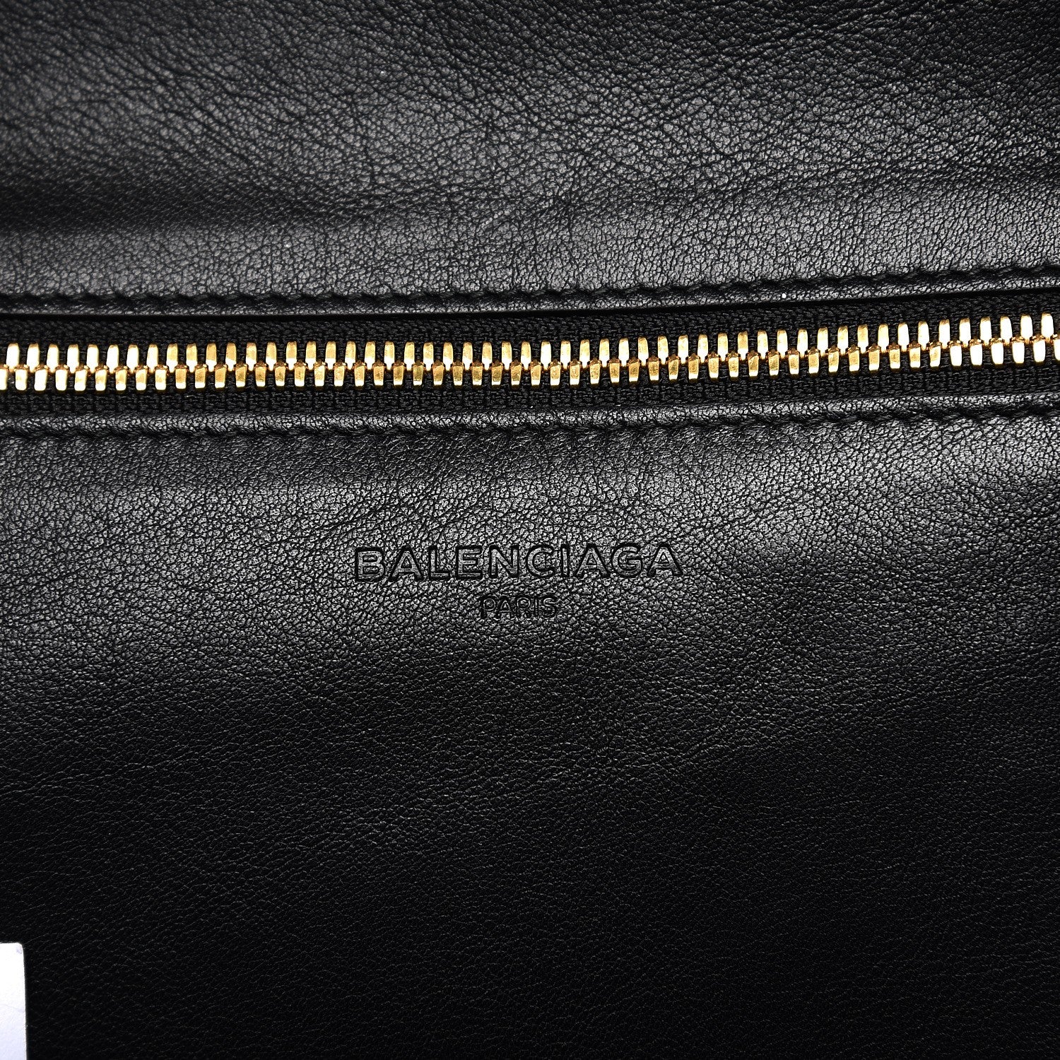Balenciaga Calfskin Large Laundry Cabas Tote Black 7 of 10