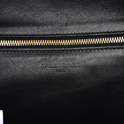 Balenciaga Calfskin Large Laundry Cabas Tote Black 7 of 10