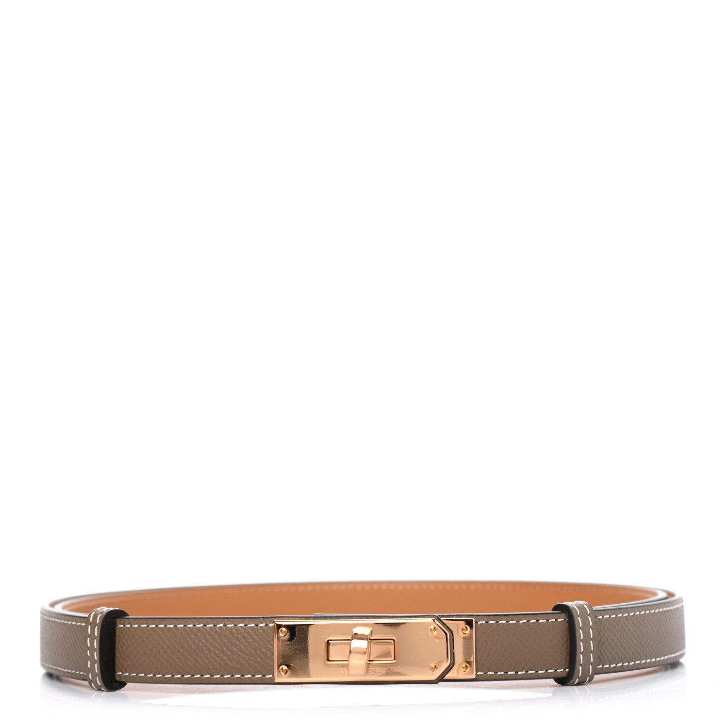 Hermes Epsom Kelly Belt Etoupe 1 of 4